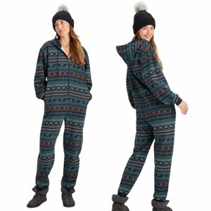 Fabletics Forever Fleece Hooded Onesie large